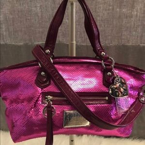 COACH Sequin Poppy Rocker - Pink